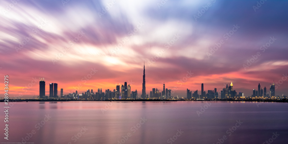 Naklejka premium Downtown Dubai