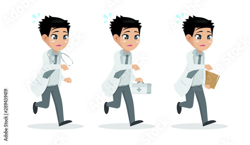 Doctor in rush hour.