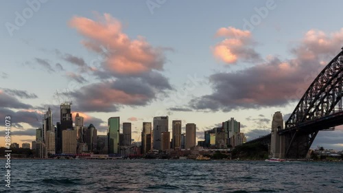 Over looking Sydney Harbour Day to Night Vivid Lights