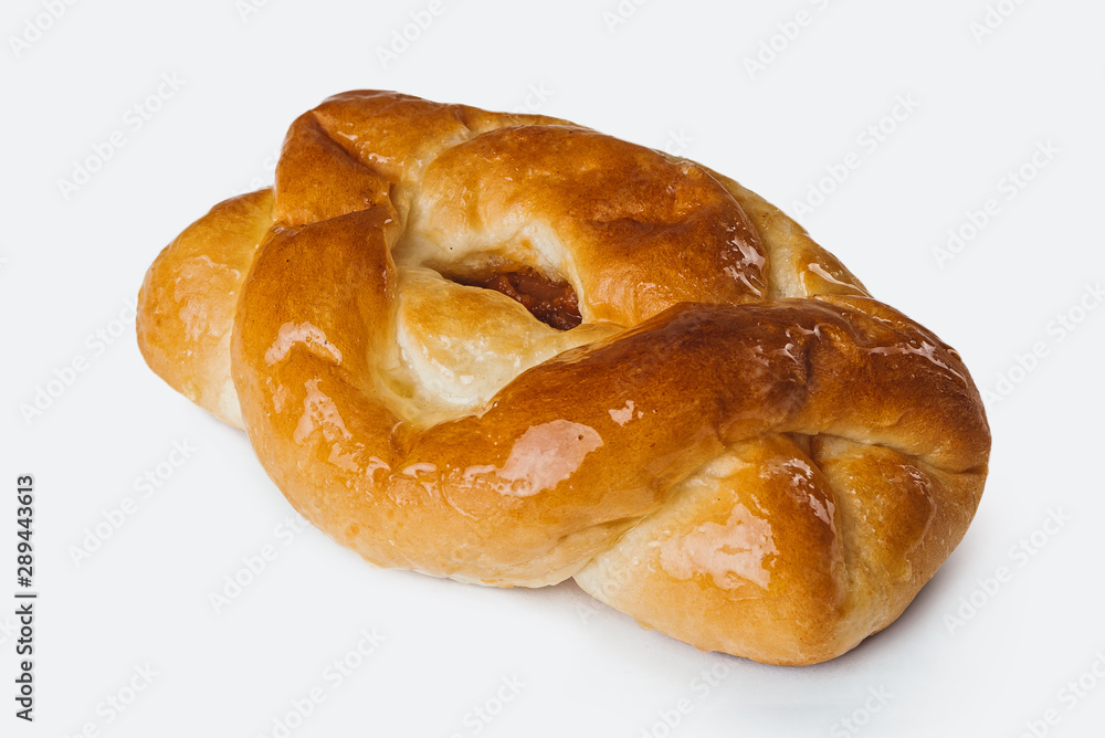 bakery products on white background bakery products on white background