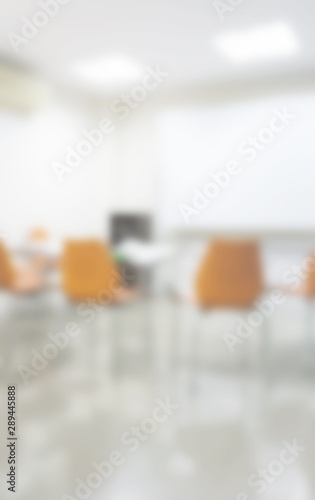 blur background Student chair