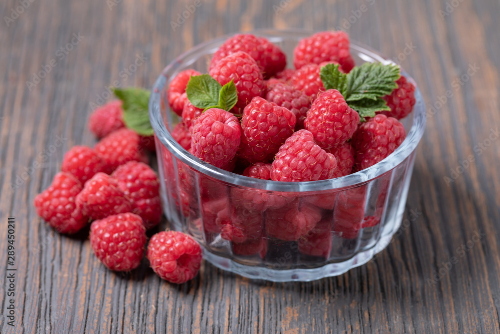 Raspberries in a bowl Raspberries in a bowl