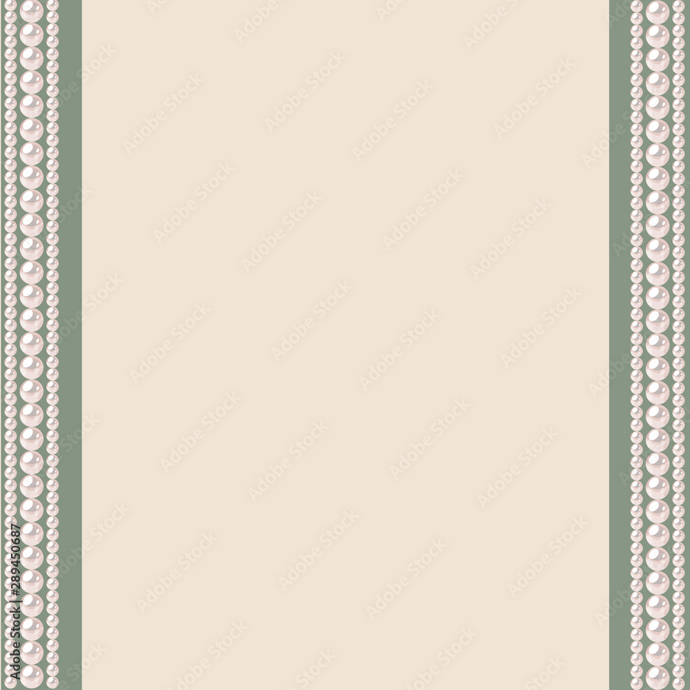 Seamless pearl background with vertical borders. Seamless pearl background with vertical borders.