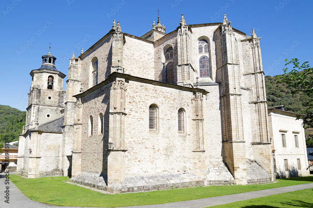 Collegiate church of Santa Maria in Villafranca del Bierzo, (province of Leon, Castile and Leon, Spain)