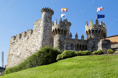 Ponferrada castle, region of El Bierzo, Leon (Spain) photo