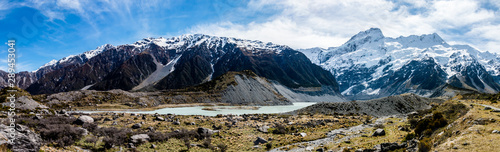 Mount Cook and Hooker Lake