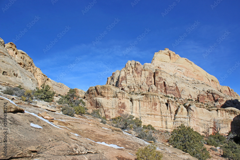 Capitol Reef National Park, Utah, in winter Capitol Reef National Park, Utah, in winter