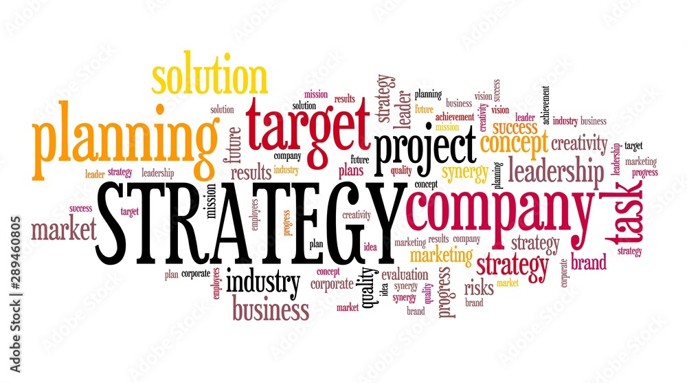 Fototapeta premium Strategy concept