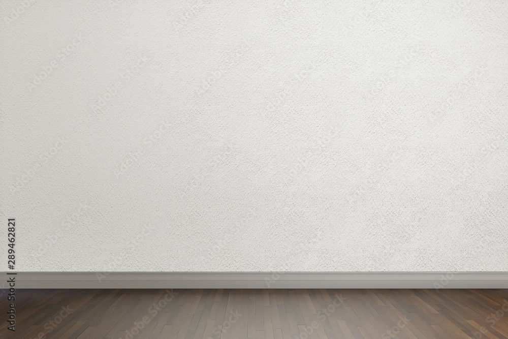 empty room with wooden floor and white concrete wall, 3d rendering background empty room with wooden floor and white concrete wall, 3d rendering background