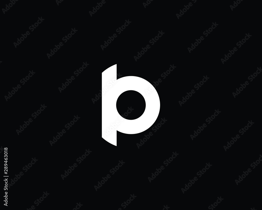 Creative and Minimalist Letter P Logo Design Icon , Editable in Vector Format in Black and White Color Creative and Minimalist Letter P Logo Design Icon , Editable in Vector Format in Black and White Color