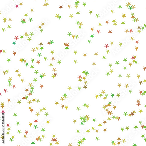 Festive colorful star confetti background. Rectangle vector texture for holidays  postcards  posters  websites  carnivals  birthday