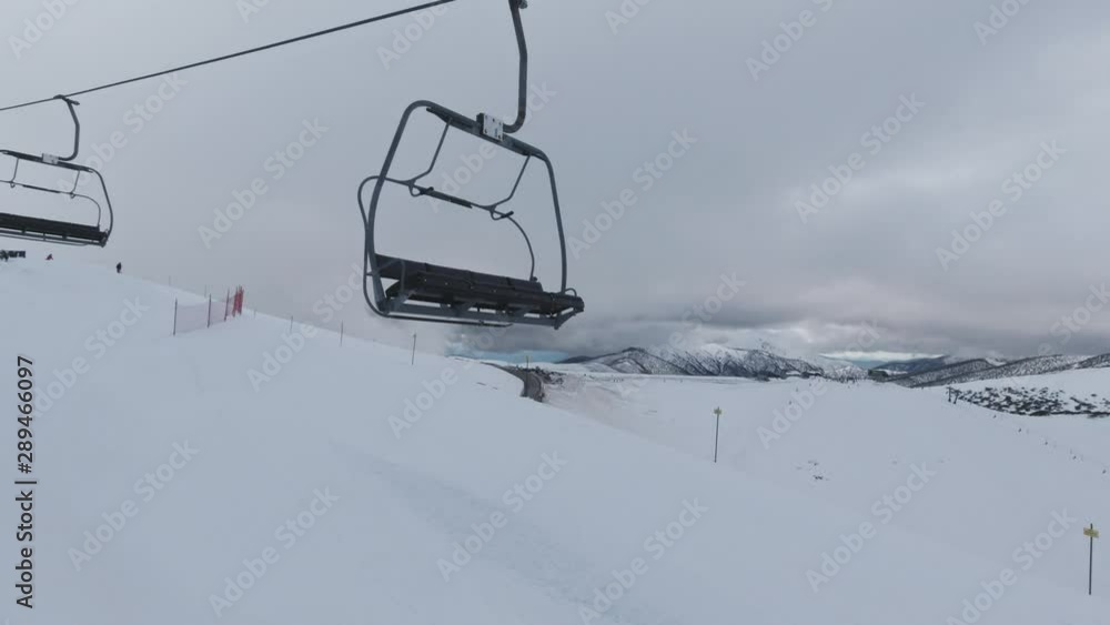 people on the ski lift people on the ski lift