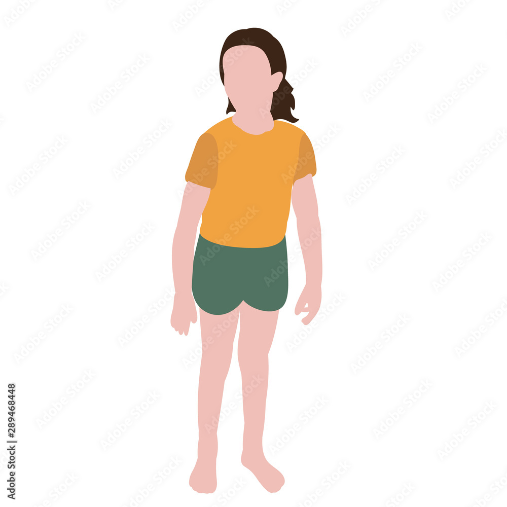 isolated in flat style child isolated in flat style child