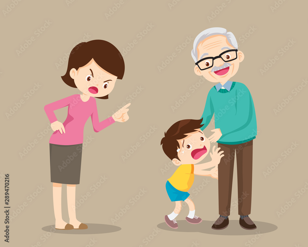 grandparents and grandchildren.Grandson give a book to grandfather grandparents and grandchildren.Grandson give a book to grandfather