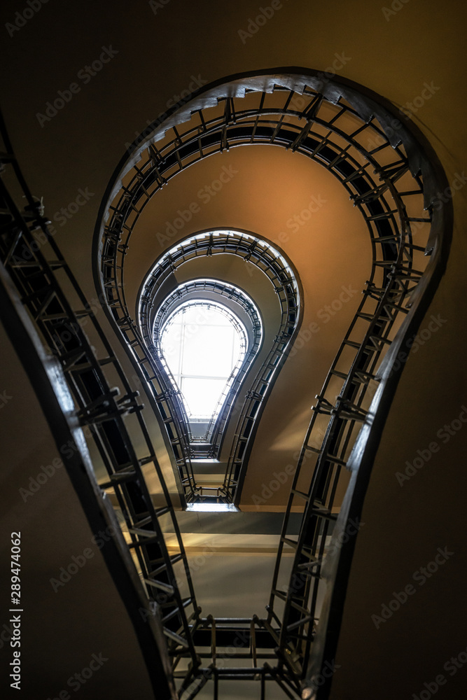 the lightbulb staircase