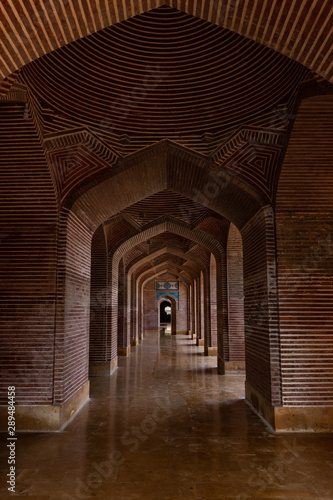 Arches of  Shah Jahan Mosque Thatta Sindh 