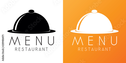 Tableau sur toile Restaurant menu vector logo template