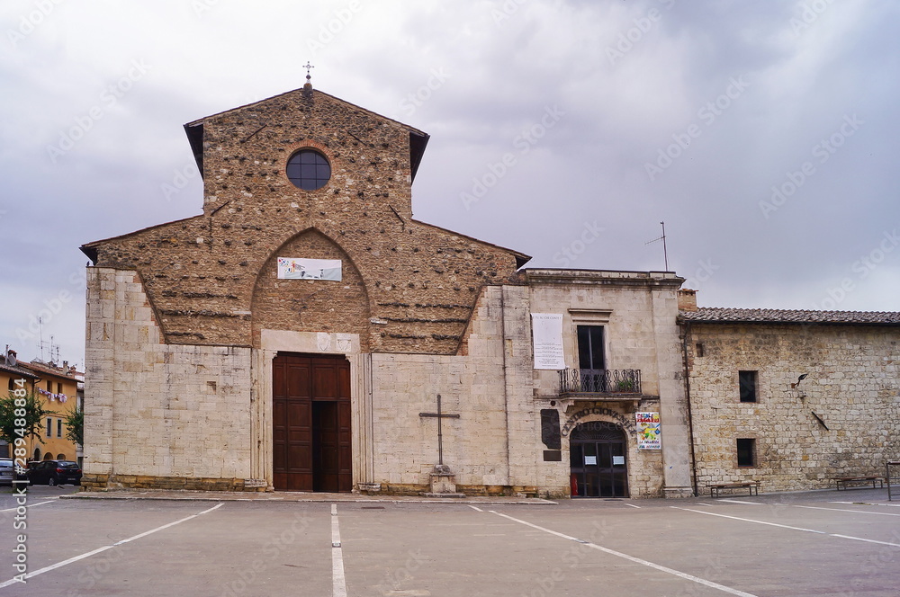 Saint Augustin church, Colle Val d'Elsa, Tuscany, Italy