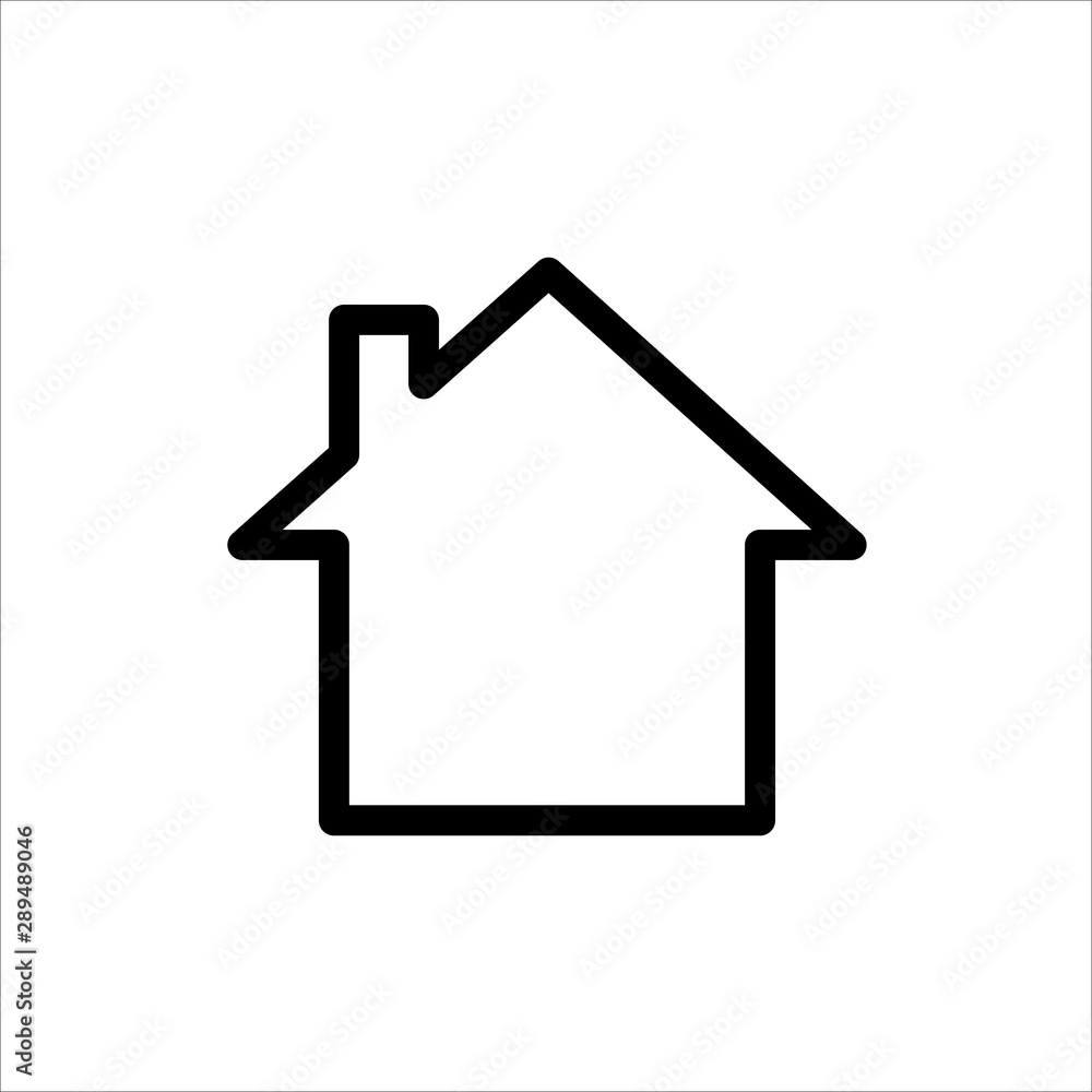 Home icon. symbol of House or Building with trendy flat line style icon for web site design, logo, app, UI isolated on white background. vector illustration eps 10 Home icon. symbol of House or Building with trendy flat line style icon for web site design, logo, app, UI isolated on white background. vector illustration eps 10
