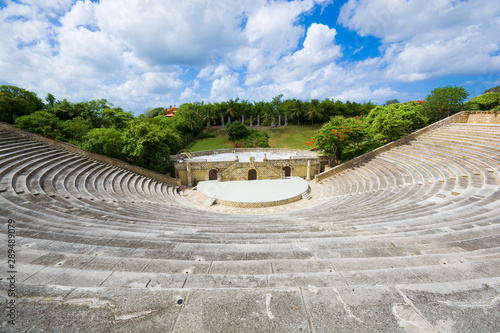 Amphitheater in ancient vil...