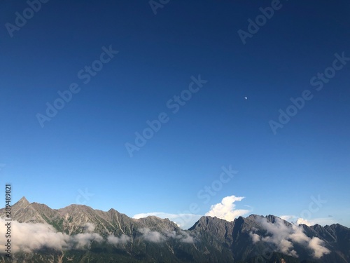 aerial view of the mountains photo