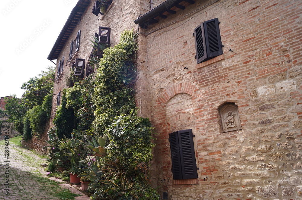 Typical street of Colle Val d'Elsa, Tuscany, Italy Typical street of Colle Val d'Elsa, Tuscany, Italy