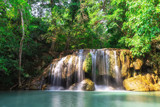 Erawan waterfall National Park, Kanchanaburi, Thailand.