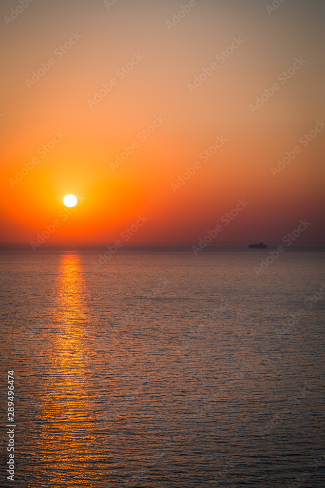 sunset seascape