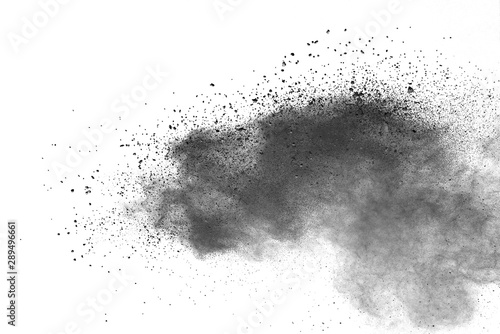 Abstract powder splatted ba...