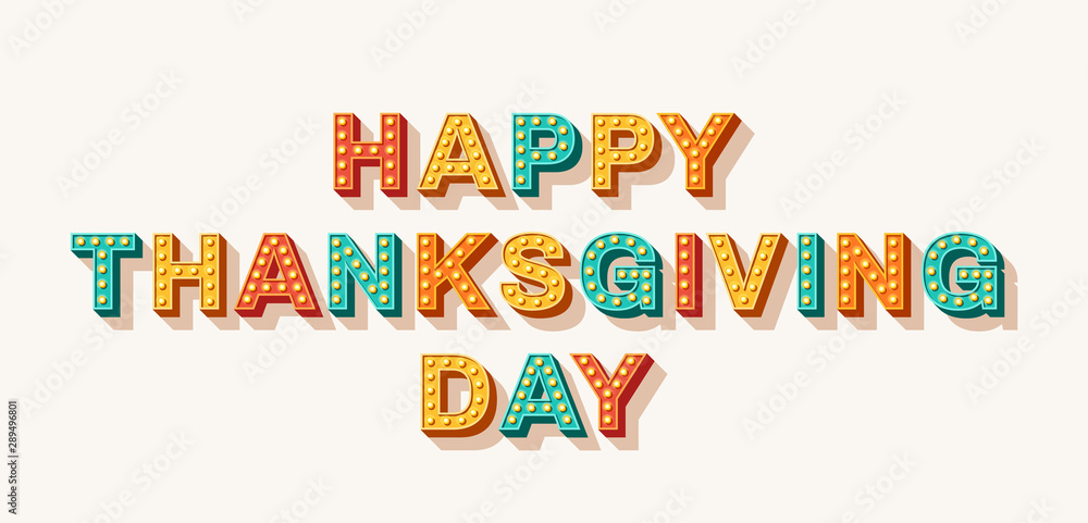 Thanksgiving card or banner