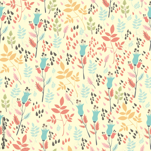 seamless floral pattern. can be used for wallpapers, pattern fills, surface textures.