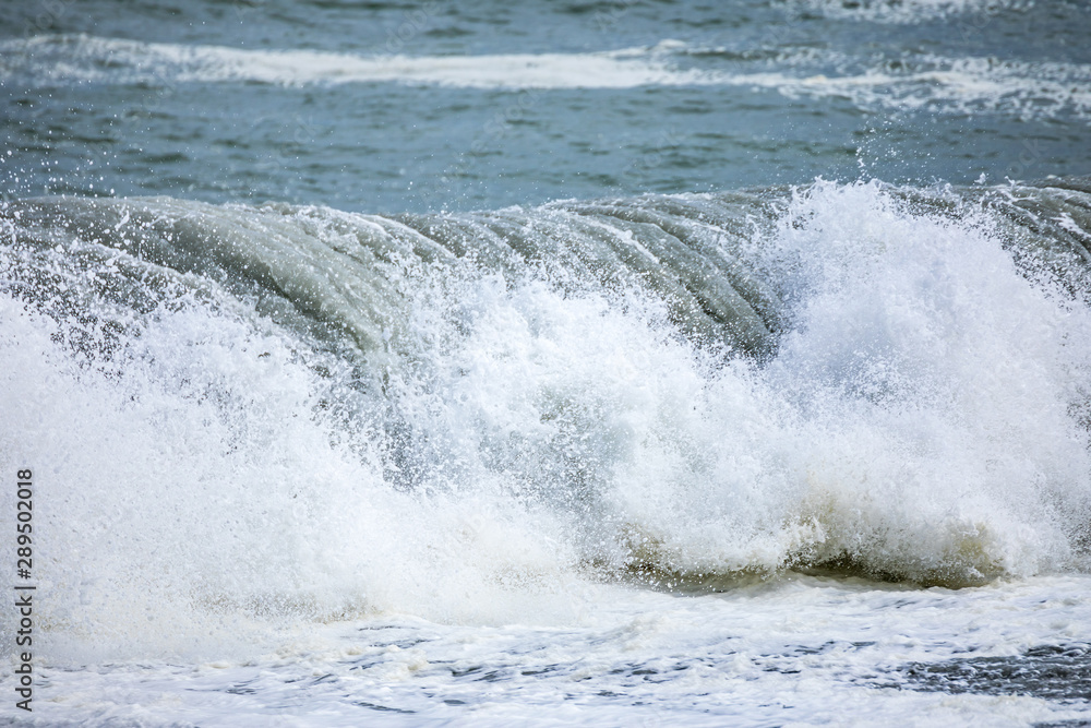 stormy ocean scenery background