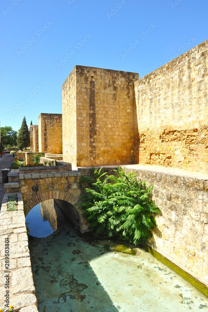 Section of the medieval wall of Cordoba known as the 