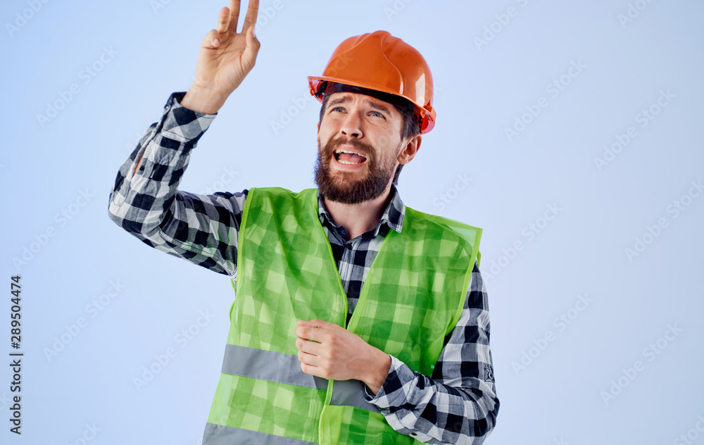 construction worker with helmet construction worker with helmet