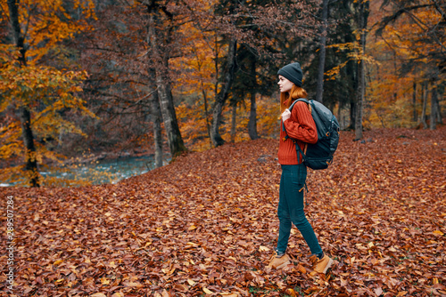 woman in autumn forest © SHOTPRIME STUDIO