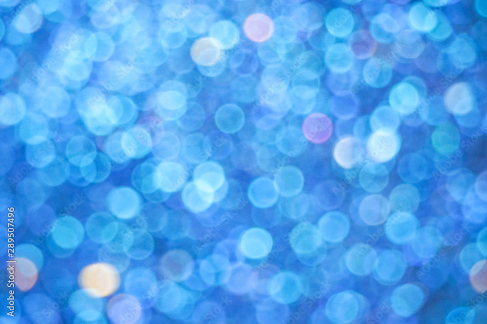 Abstract blue circular particle background