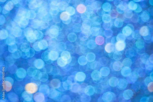 Abstract blue circular particle background