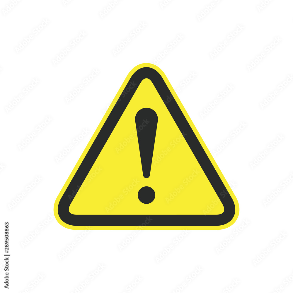 exclamation mark icon vector design template exclamation mark icon vector design template