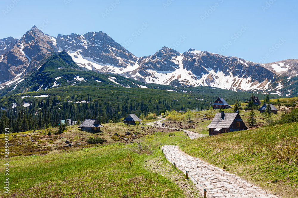 Country  road  in Tatra mountains