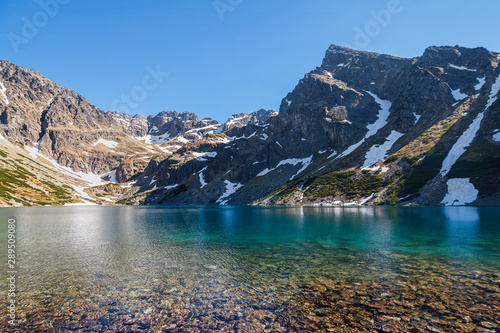 Fantastic mountain lake in Tatra Poland