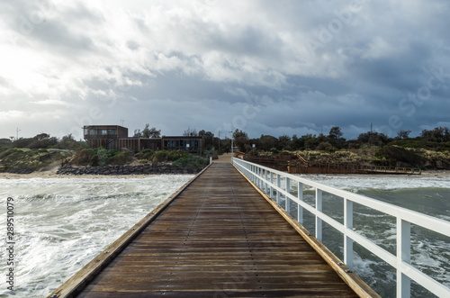 Historic Seaford Pier in Melbourne  Australia