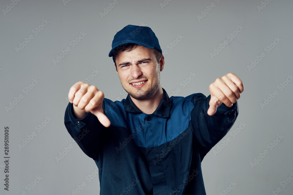 young man with thumbs up young man with thumbs up