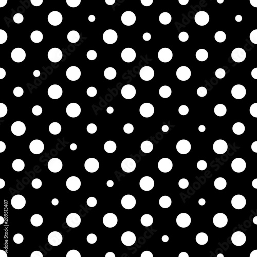 White polka dots