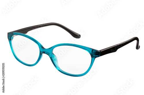 glasses for vision in a bright frame