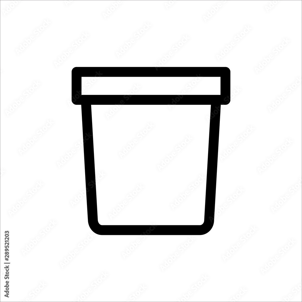 Trash can icon. symbol of Delete or Remove with trendy flat style icon for web site design, logo, app, UI isolated on white background. vector illustration eps 10 Trash can icon. symbol of Delete or Remove with trendy flat style icon for web site design, logo, app, UI isolated on white background. vector illustration eps 10