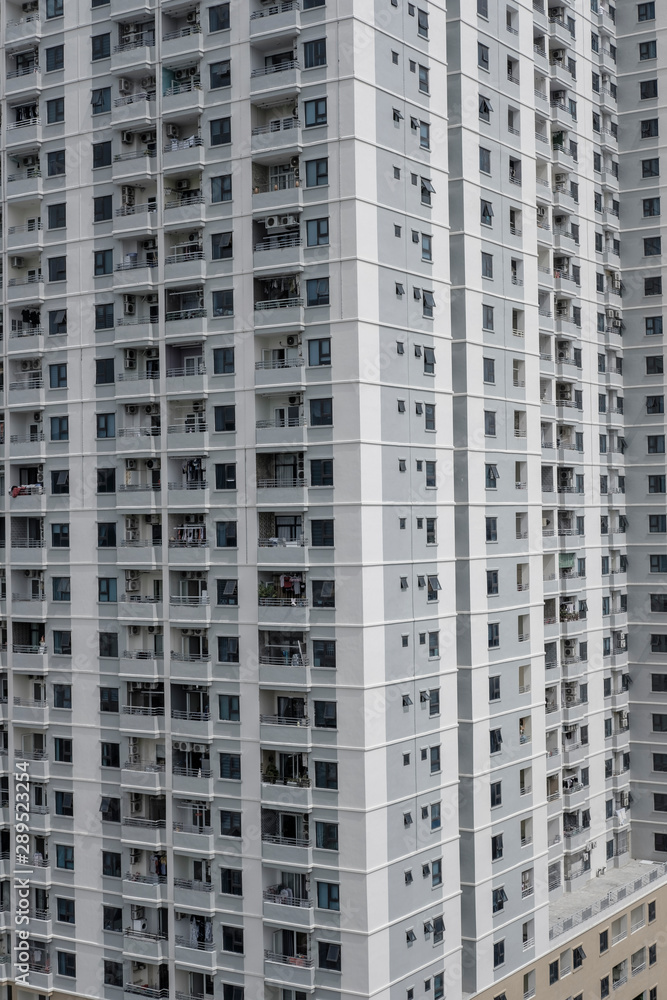 modern building in hong kong