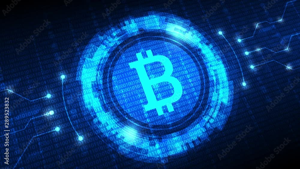 Bitcoin symbol with futuristic HUD interface, digital currency Bitcoin symbol with futuristic HUD interface, digital currency