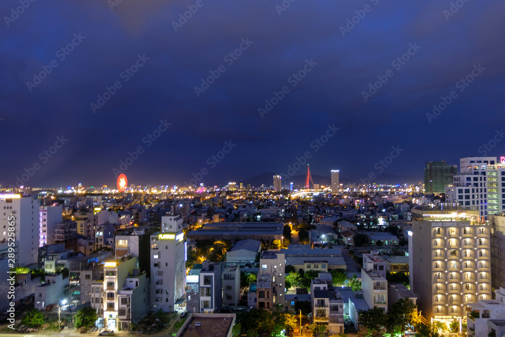 Obraz premium miasto nocą