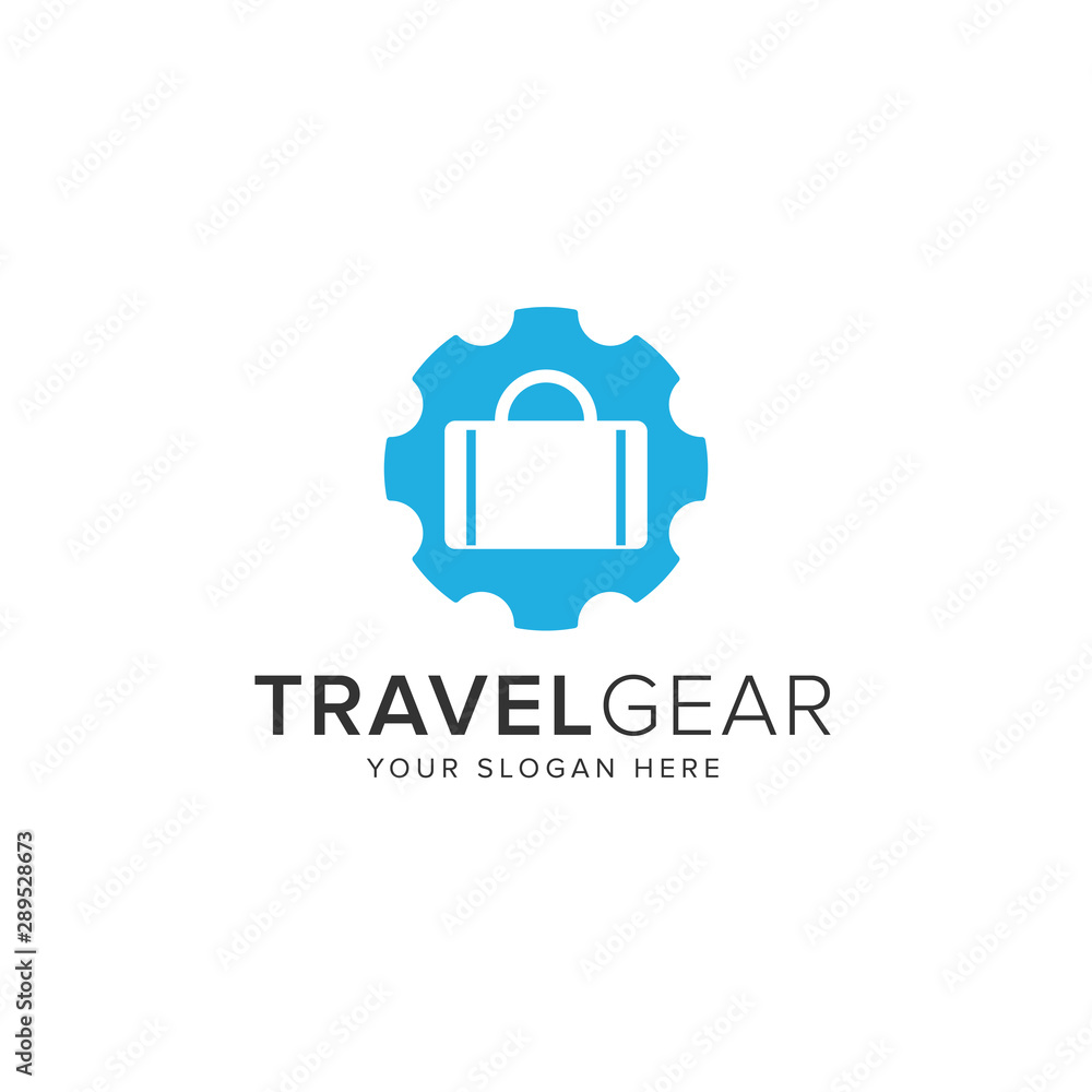 Travel Gear Logo Vector Icon Travel Gear Logo Vector Icon