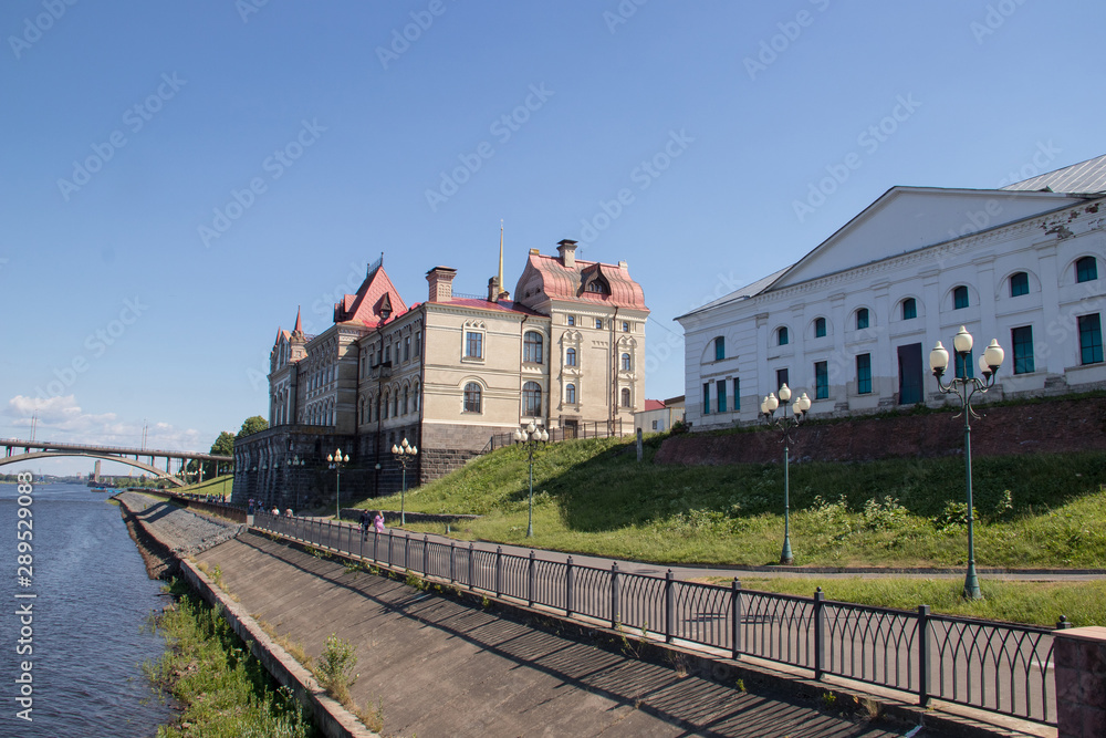 Rybinsk. Yaroslavl region. the new building of the grain exchange. 1912 Rybinsk. Yaroslavl region. the new building of the grain exchange. 1912